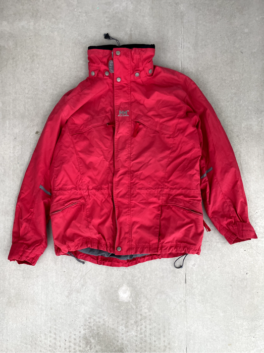 Vintage Helly Hansen Helly-Tech Insulated Winter Waterproof Red Ski Jacket, laskettelutakki